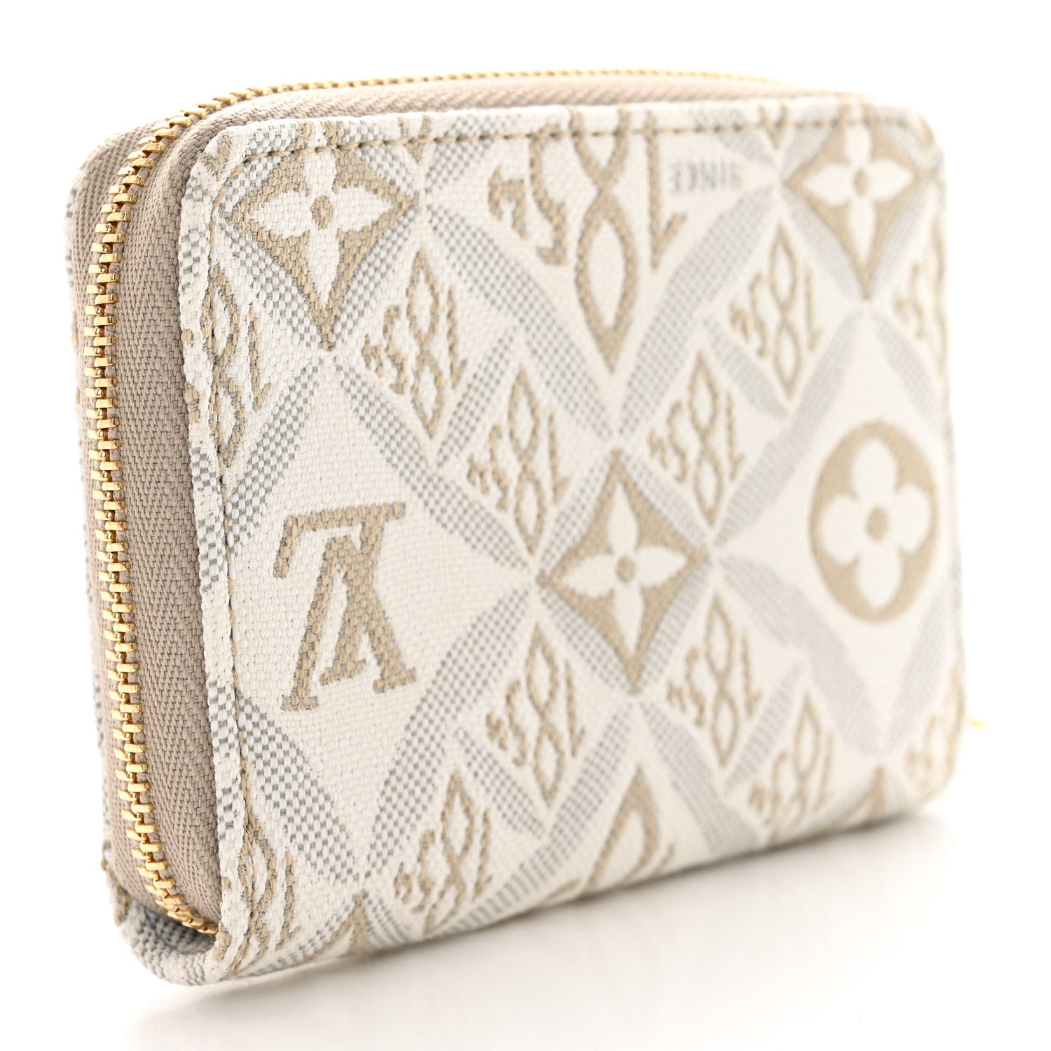 Louis Vuitton Jacquard Since 1854 Zippy Coin Purse Blue 3 of 7