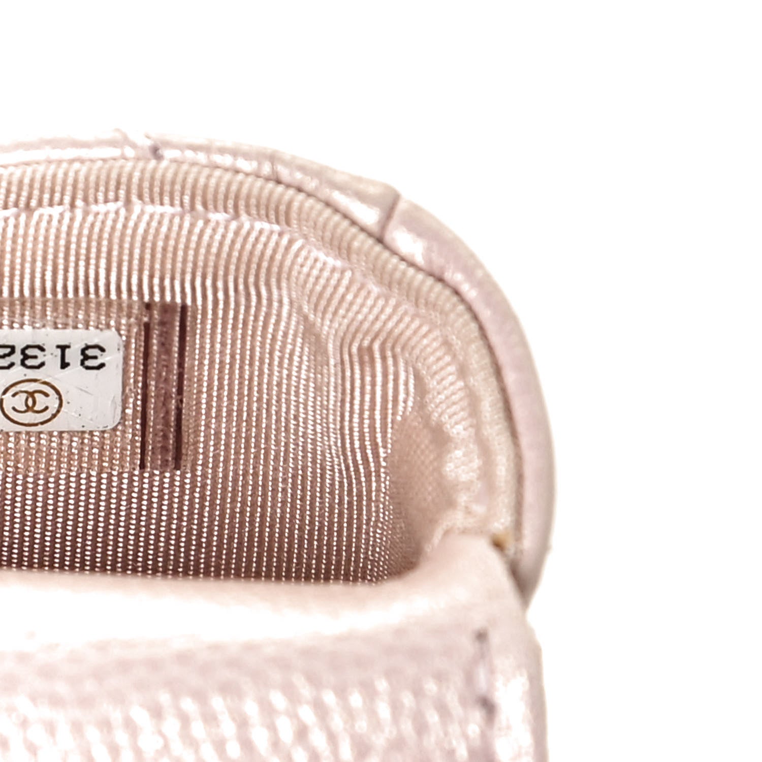 Chanel Iridescent Caviar Quilted Pearl On Top Coin Purse With Chain Light Pink 7 of 8