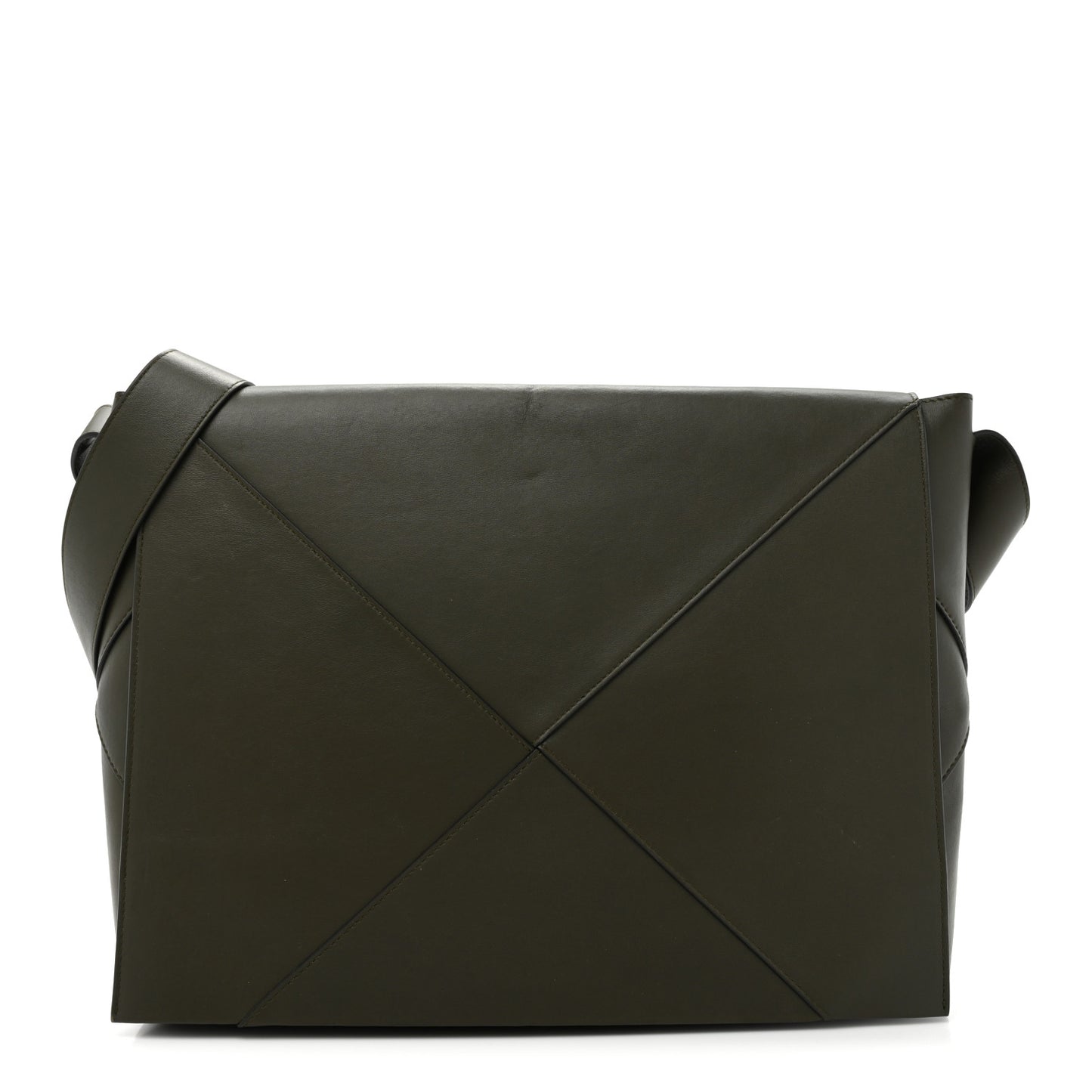 Lambskin Maxi Intrecciato Messenger Bag