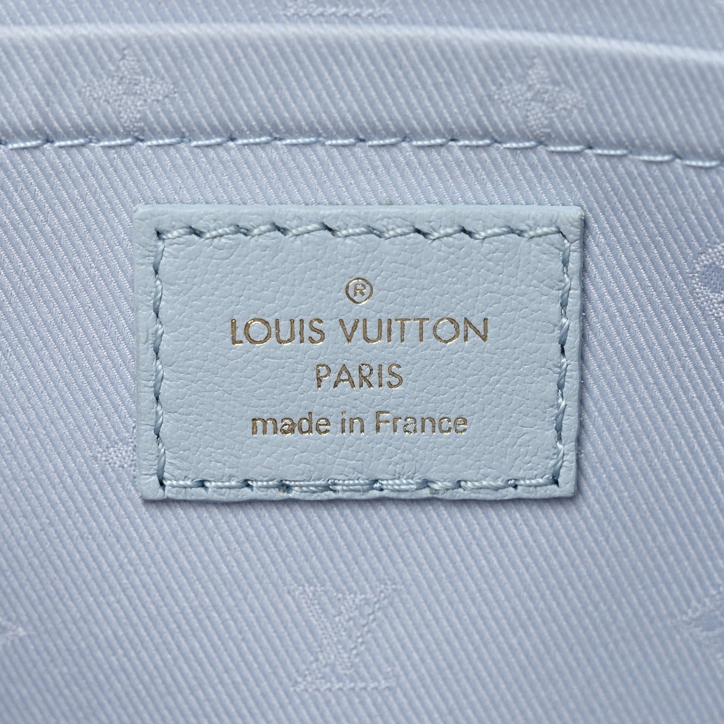 Calfskin Bubblegram Alma BB Ice Blue