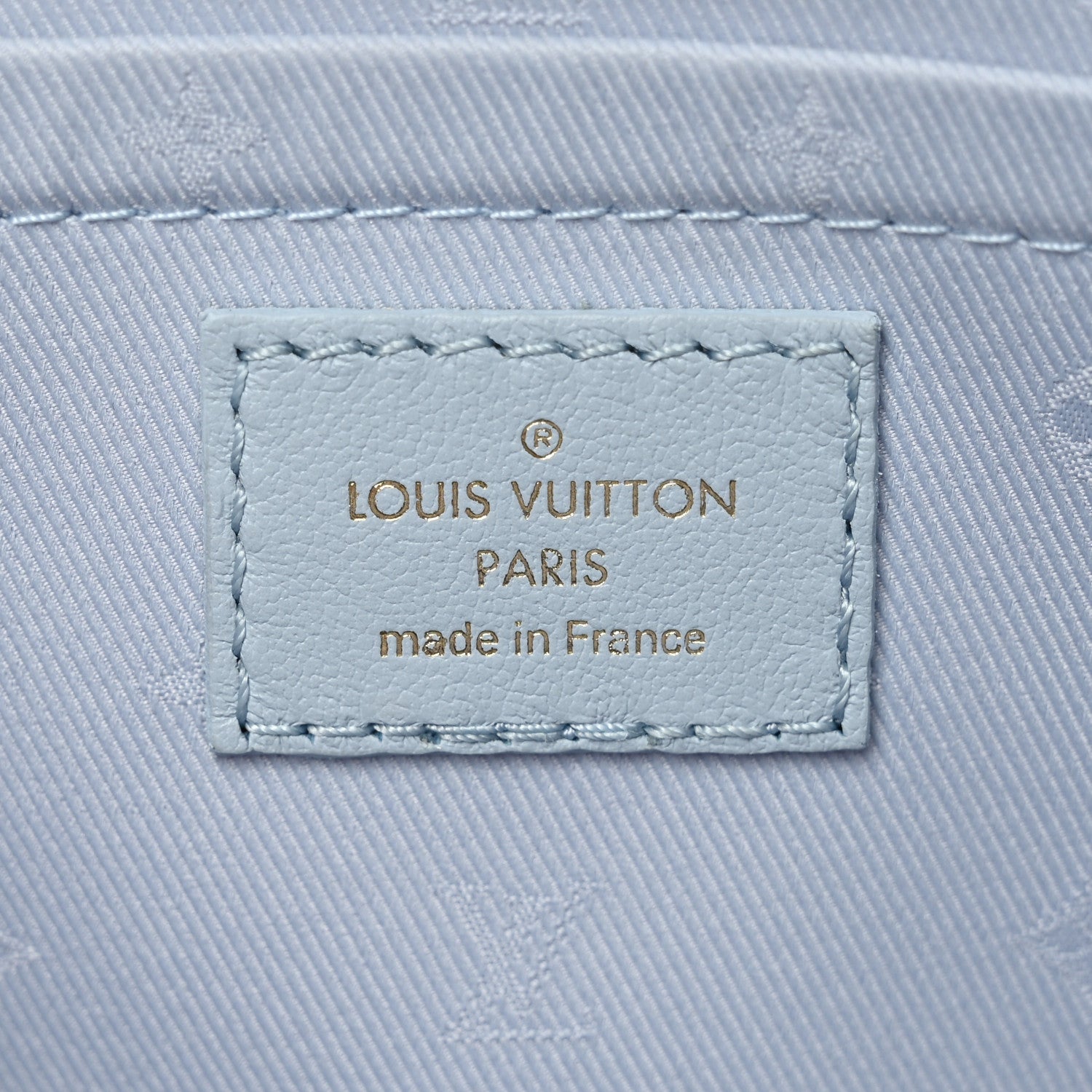 Louis Vuitton Calfskin Bubblegram Alma BB Ice Blue 6 of 8