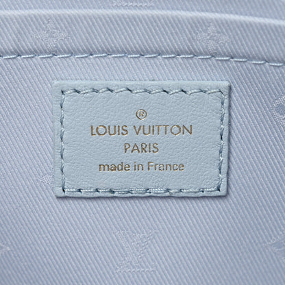 Louis Vuitton Calfskin Bubblegram Alma BB Ice Blue 6 of 8