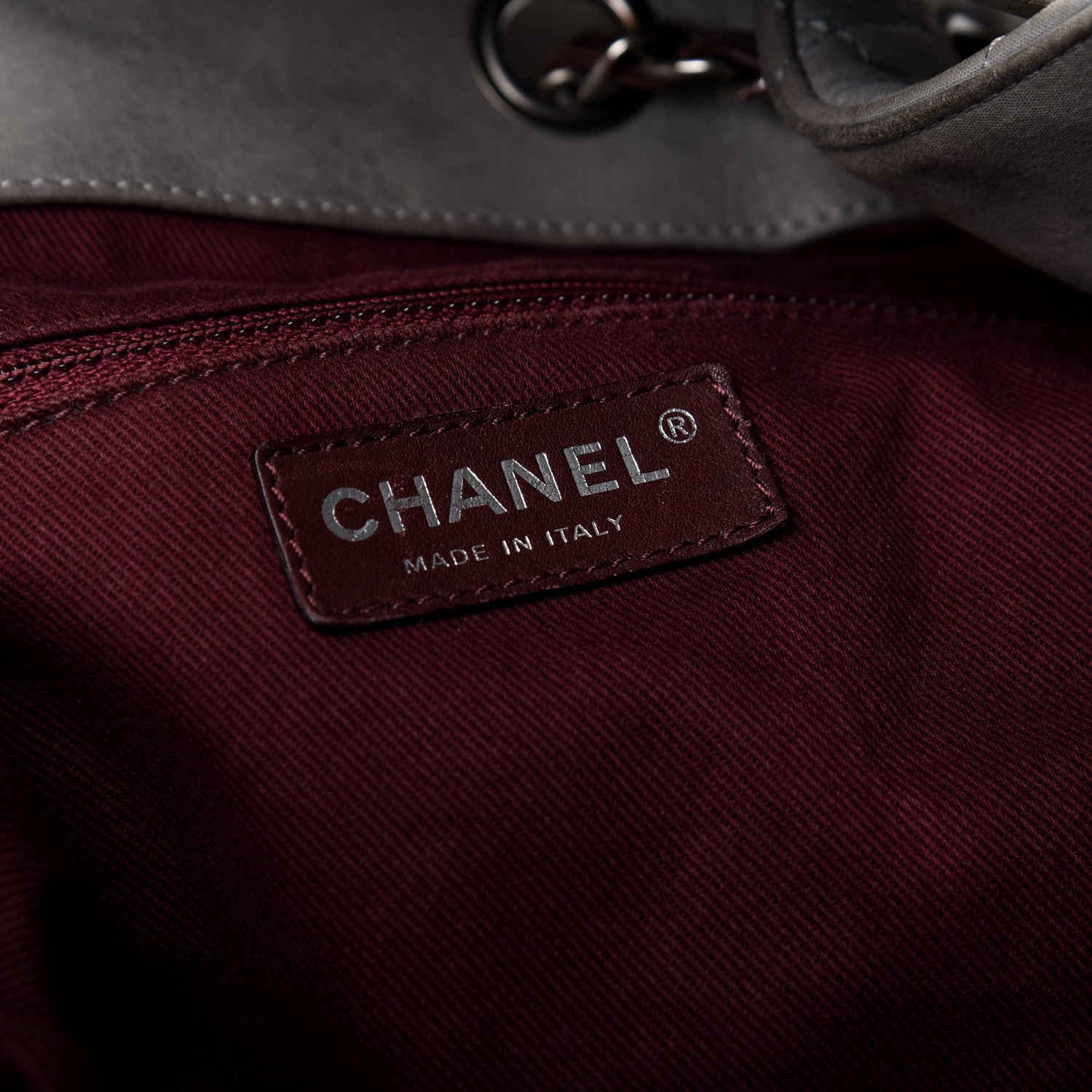 Chanel Iridescent Calfskin Quilted In The Mix Backpack Grey 7 of 8