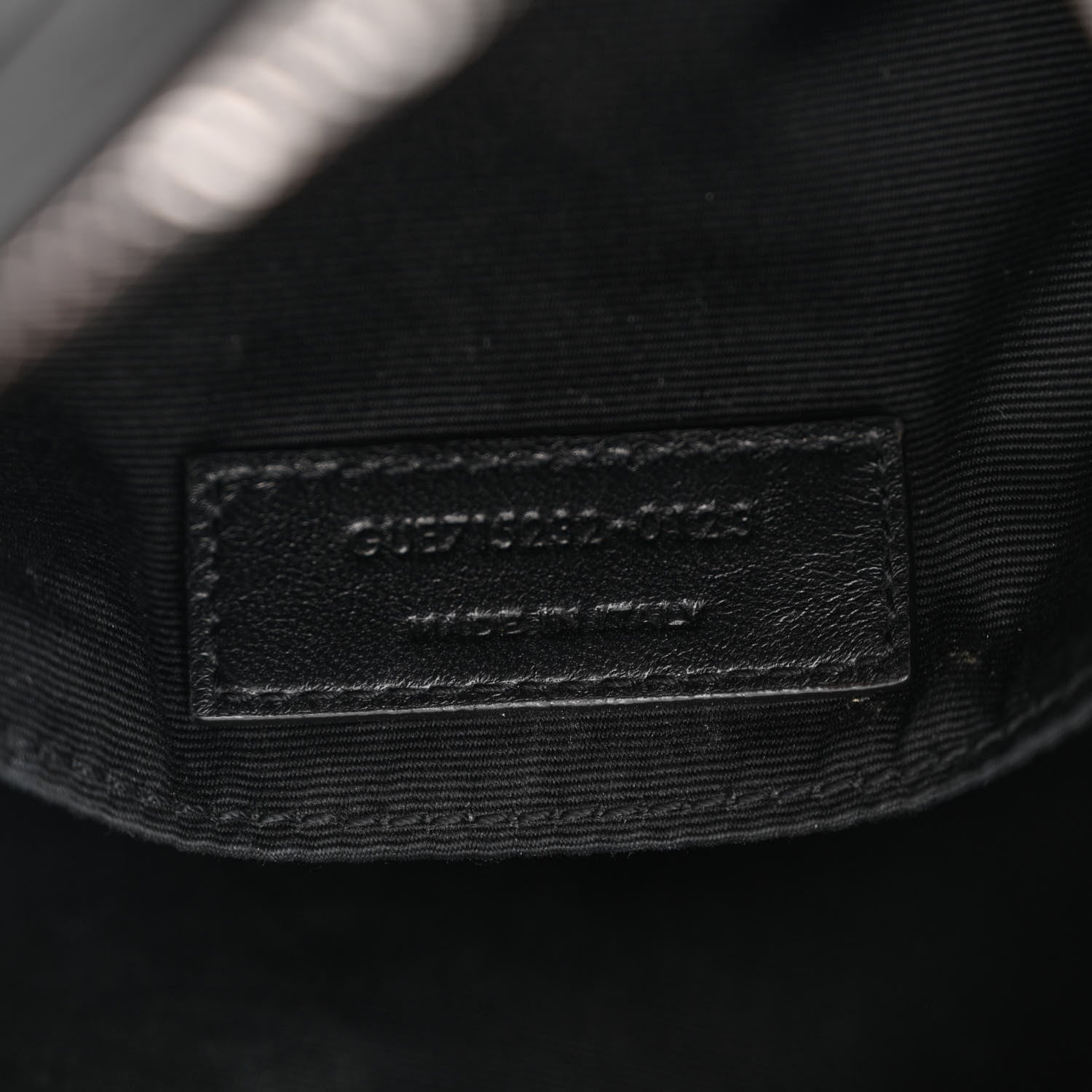 Saint Laurent Calfskin Matelasse Monogram Lou Camera Bag Black 6 of 12
