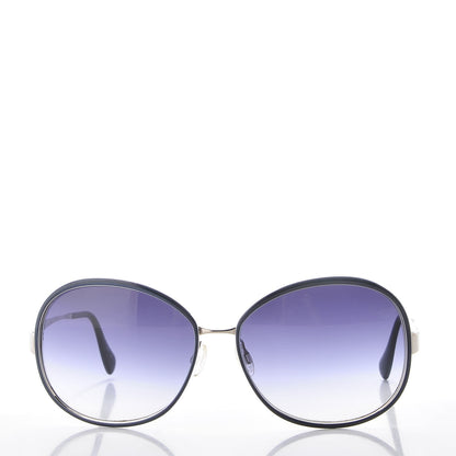 Oliver Peoples Racy Round Sunglasses Blue Silver 2 of 8