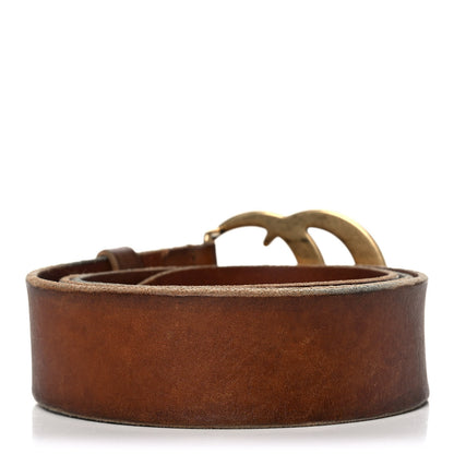 Gucci Faded Calfskin Double G 40mm Belt 95 38 Cuir 2 of 8