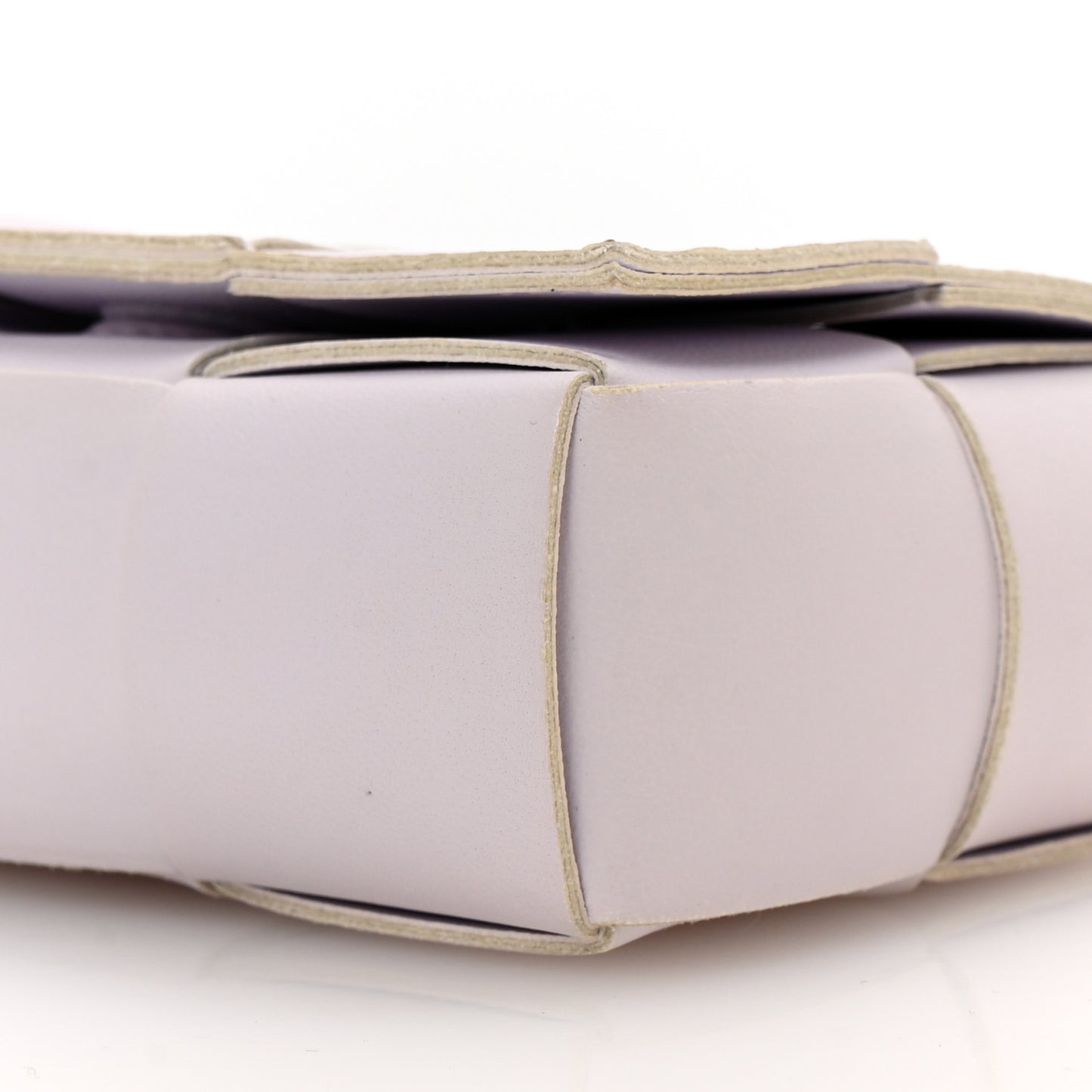 Lambskin Maxi Intrecciato Extra Mini Cassette Crossbody Bag Mirth Washed