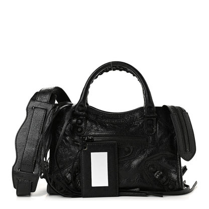Balenciaga Agneau Arena Classic Black Hardware Mini City Black 1 of 10