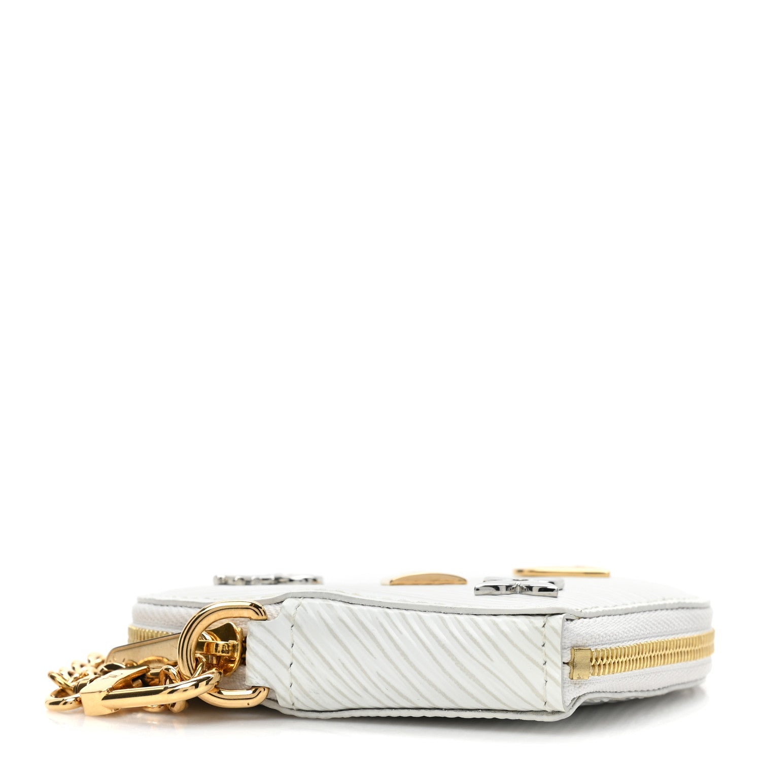 Louis Vuitton Epi Love Lock Heart Coin Purse White 4 of 8