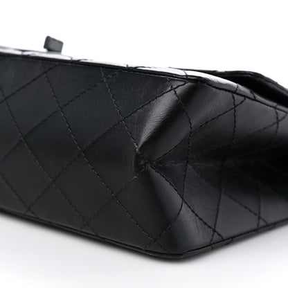 Chanel Aged Calfskin Quilted 2.55 Reissue 226 Flap So Black 9 of 11