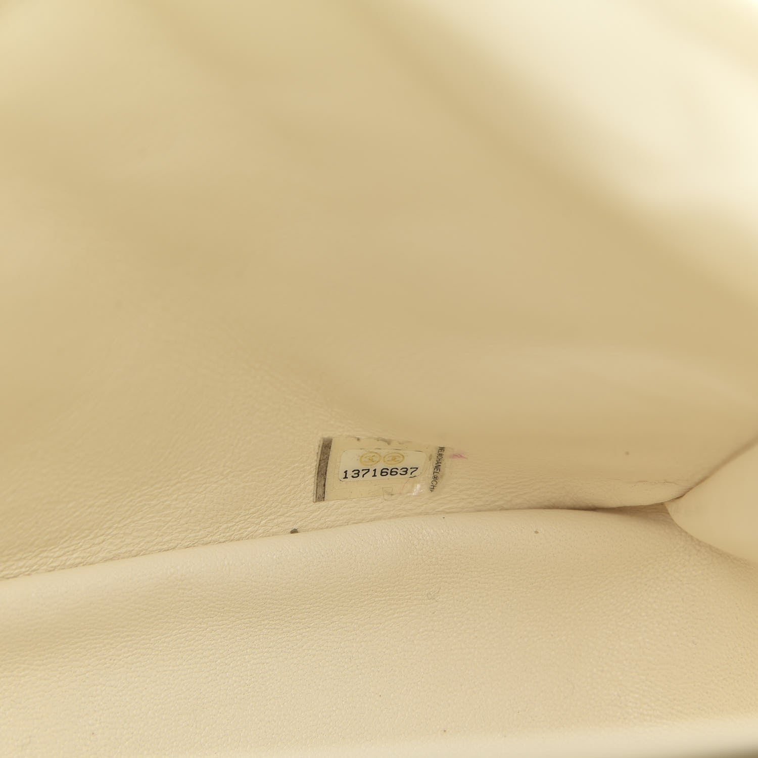 Chanel Lambskin Quilted Jumbo Single Flap Ivory 10 of 15