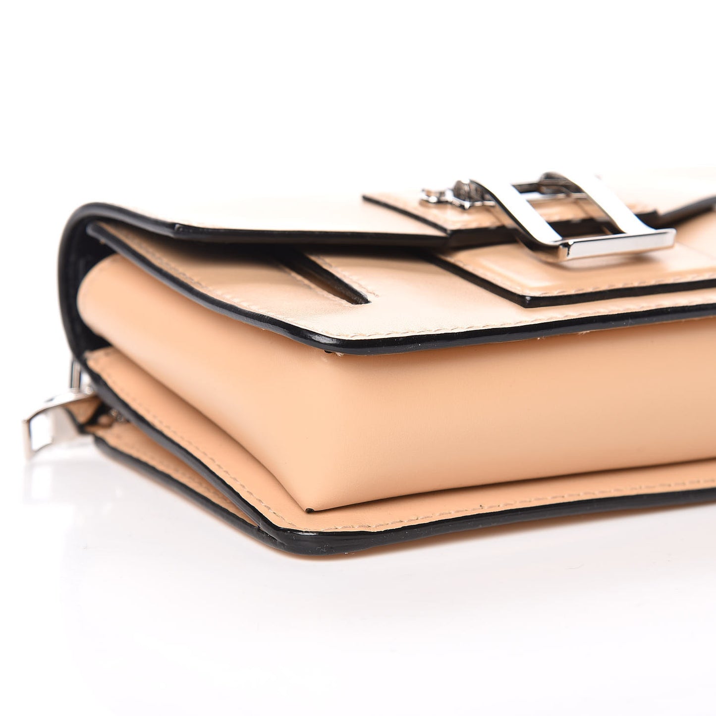 Smooth Calfskin Mini Hava Chain Crossbody Warm Sand