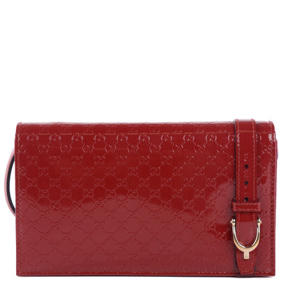 Gucci Patent Microguccissima Mini Nice Wallet Rose Bed 1 of 7