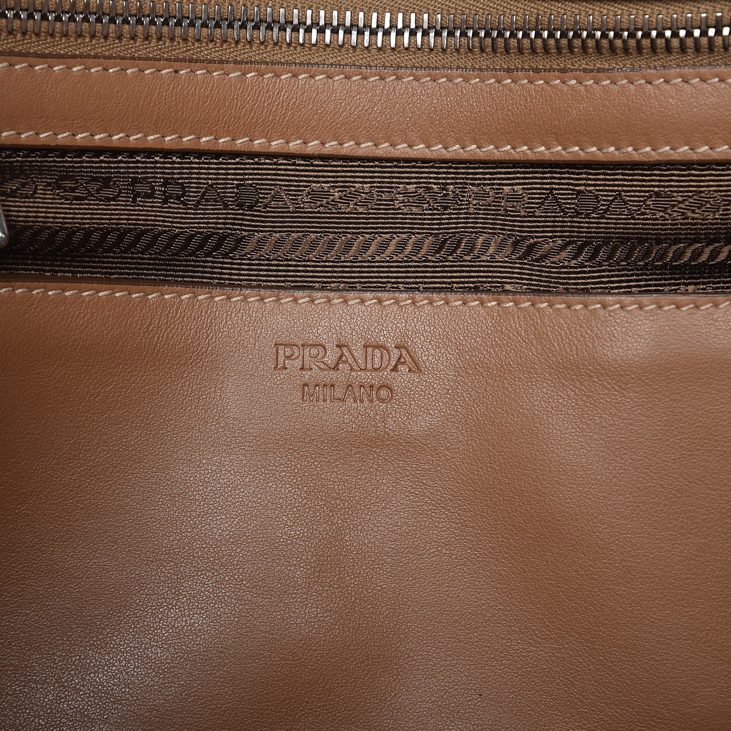 Prada City Calf Sport Tote Caramel 6 of 9