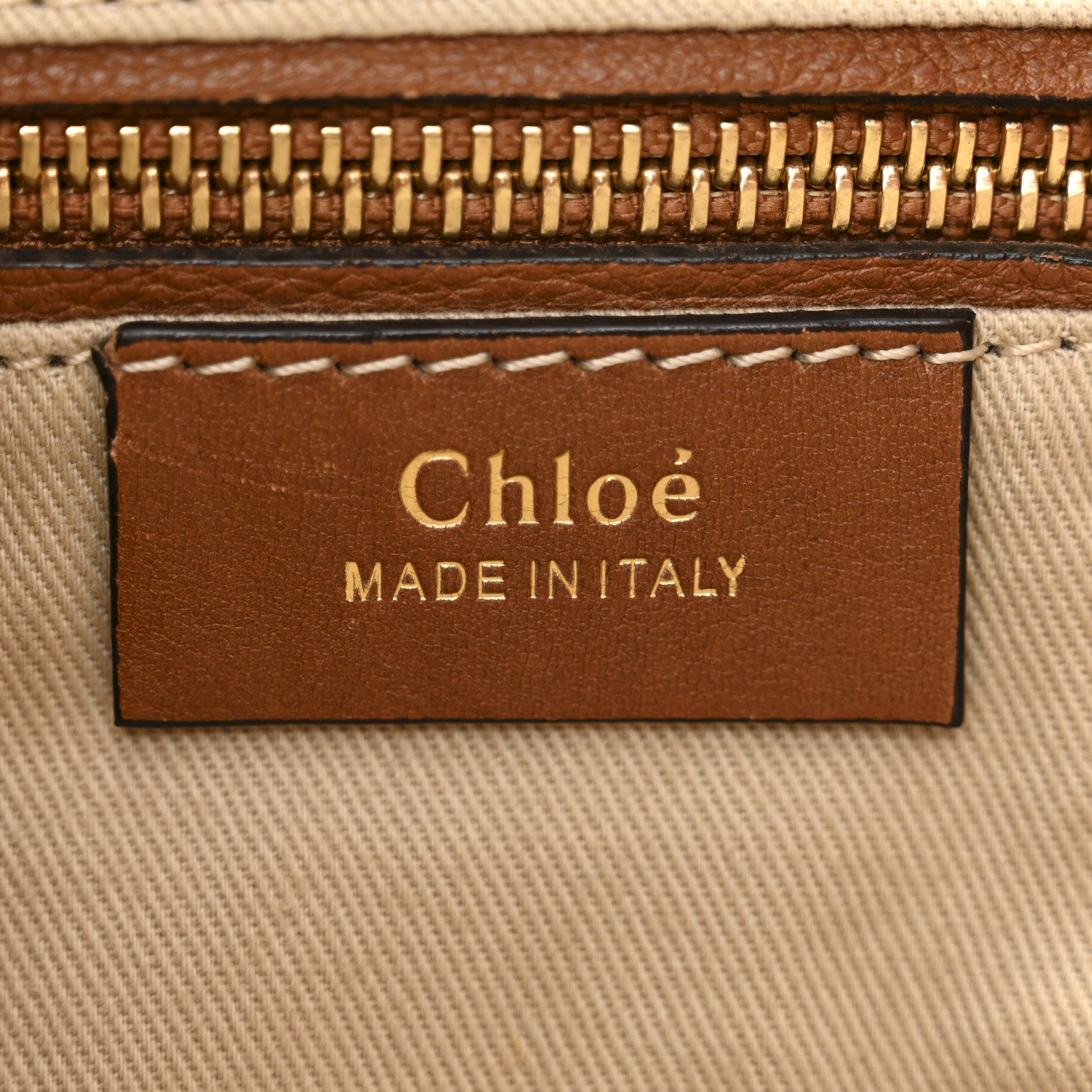 Chloe Suede Calfskin Medium Faye Backpack Tan 6 of 13