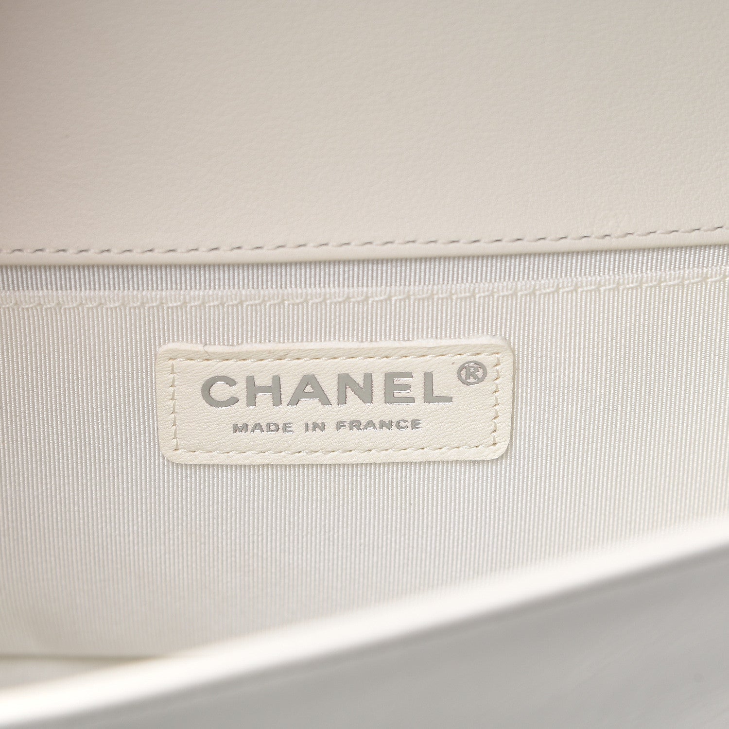 Chanel Calfskin Quilted Medium Boy Flap White 6 of 12