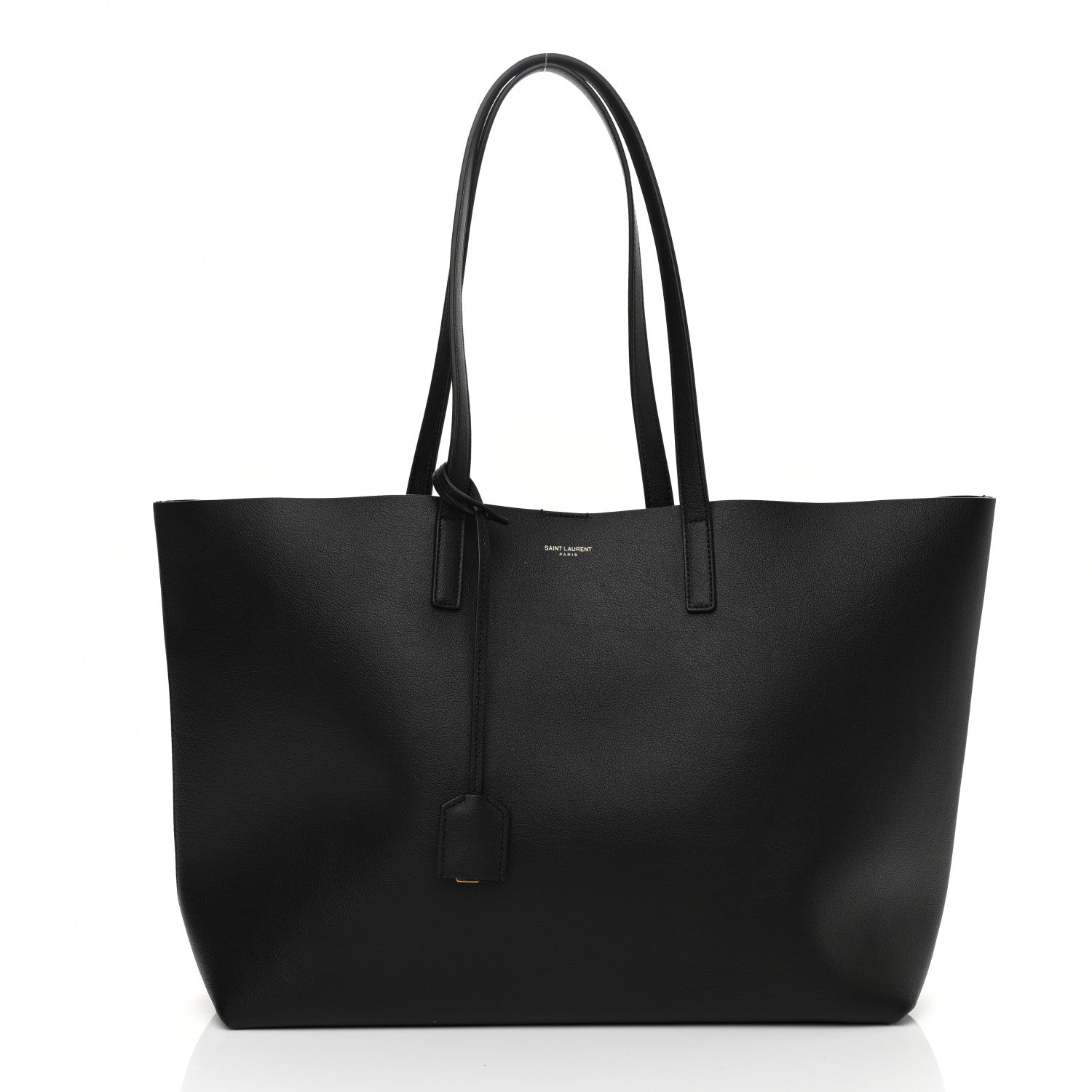 Saint Laurent Calfskin Large Shopping Tote Black 3 of 11