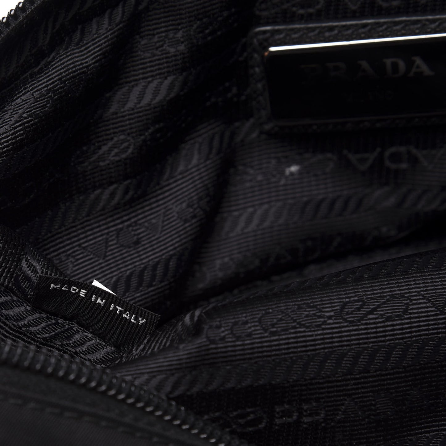 Tessuto Nylon Saffiano Belt Bag Blue