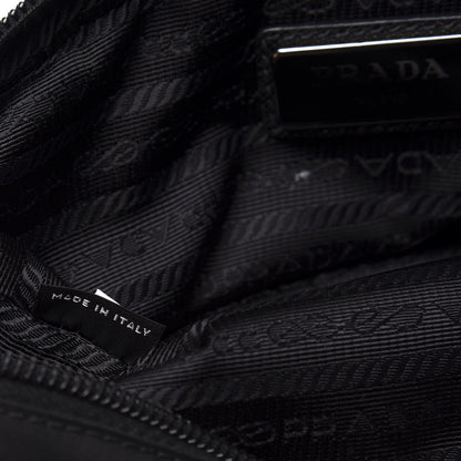 Prada Tessuto Nylon Saffiano Belt Bag Blue 6 of 9