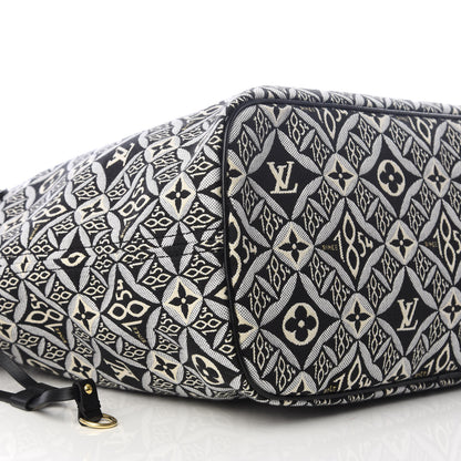 Louis Vuitton Jacquard Since 1854 Neverfull MM Grey 5 of 8