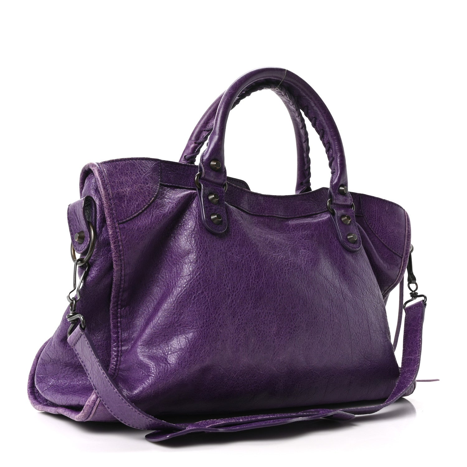 Balenciaga Agneau Classic Hardware City Dark Violet 4 of 11