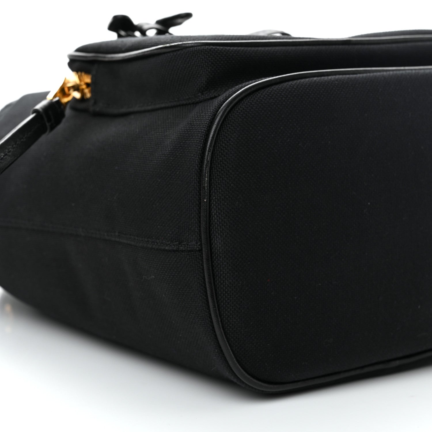 Prada Jacquard Logo Mini Bucket Crossbody Bag Black 11 of 15