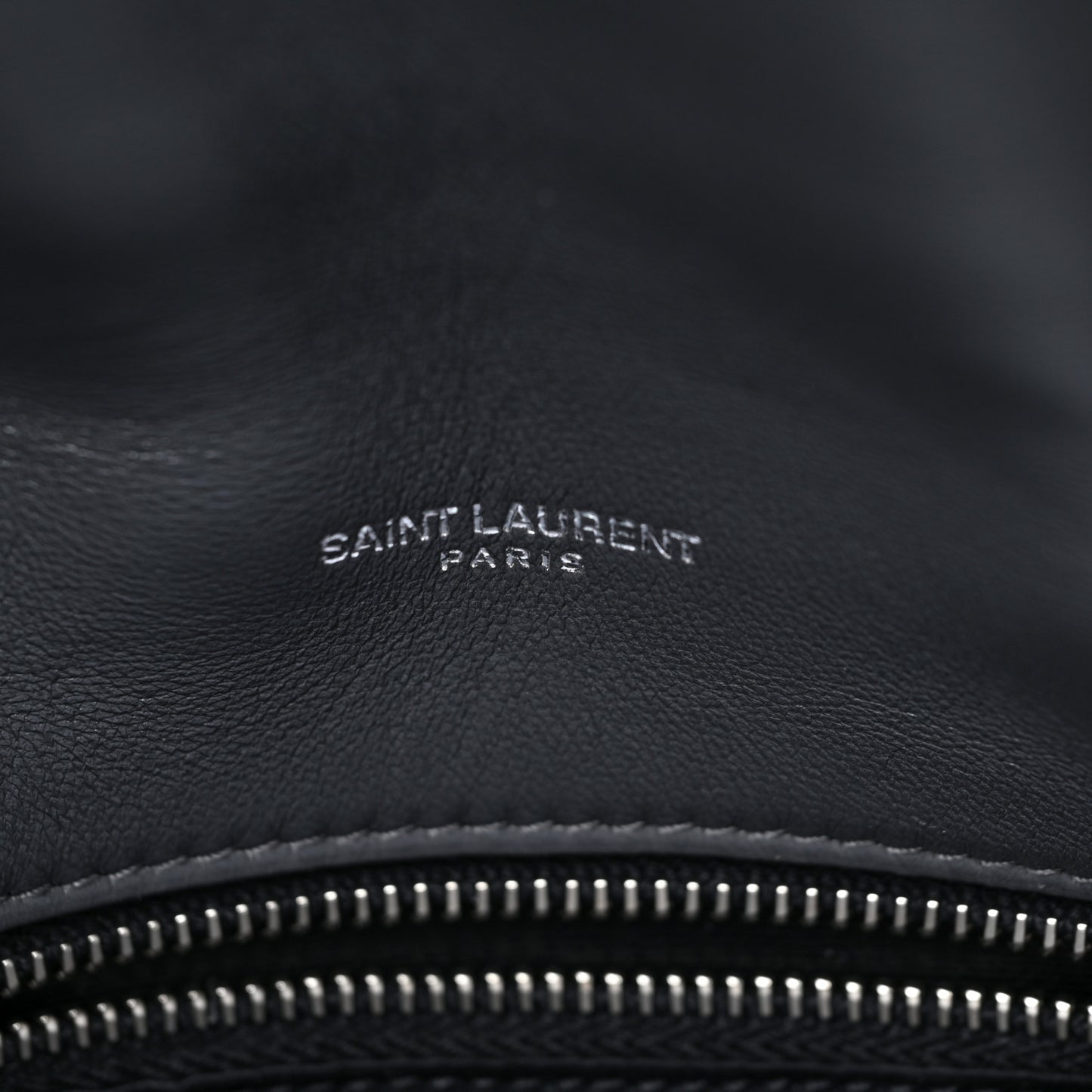 Lambskin Quilted Toy Loulou Puffer Monogram Chain Satchel Storm