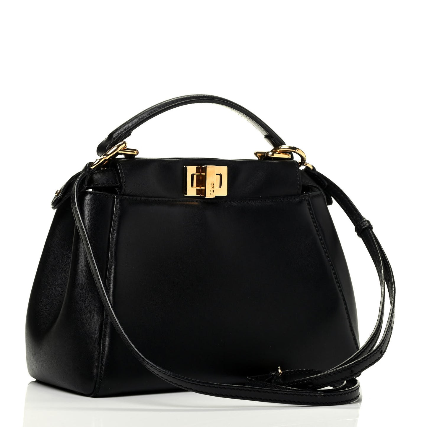 Nappa Mini Peekaboo Iconic Satchel Black