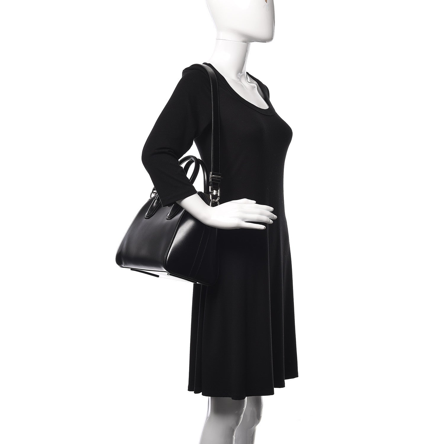 Givenchy Shiny Lord Calfskin Small Antigona Black 2 of 12