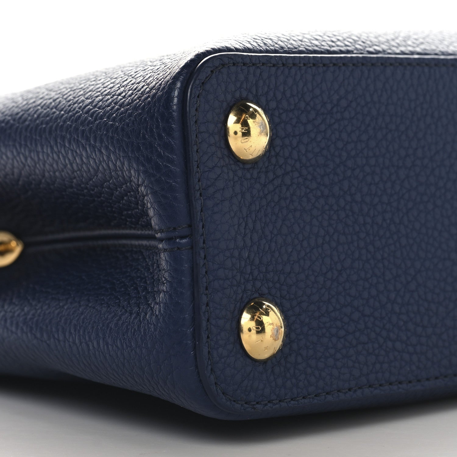 Louis Vuitton Taurillon Capucines BB Tour de France Blue 8 of 10