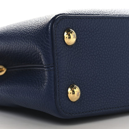 Louis Vuitton Taurillon Capucines BB Tour de France Blue 8 of 10