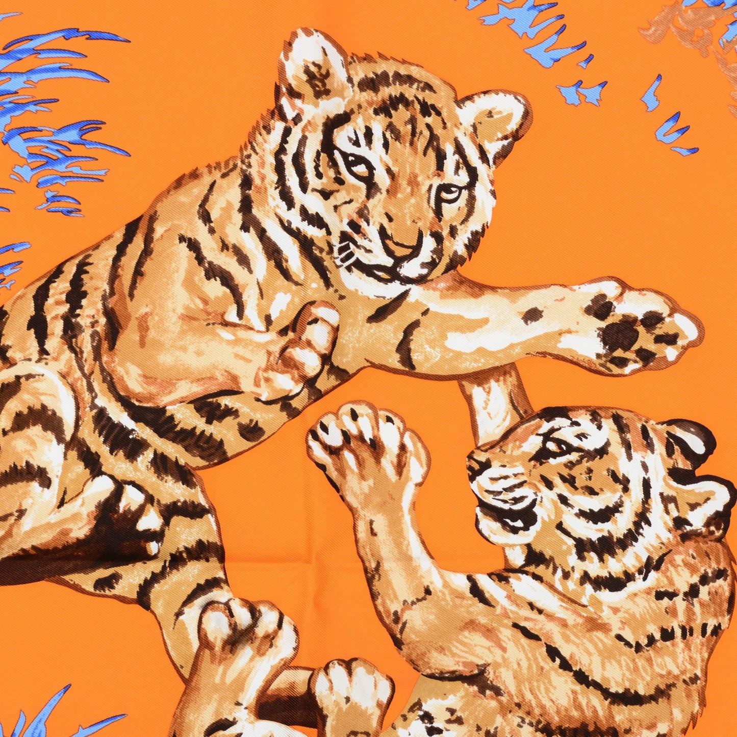 Silk Les Tigreaux Pocket Square