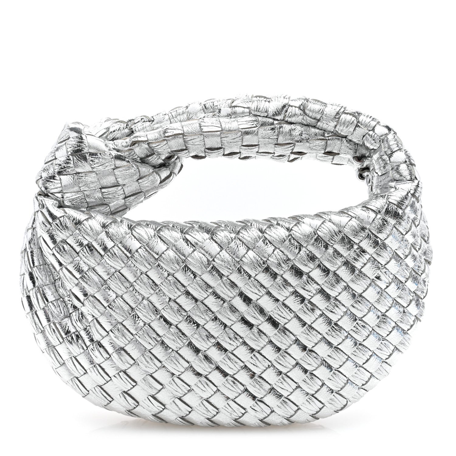 Bottega Veneta Metallic Nappa Intrecciato Mini Jodie Silver 1 of 11