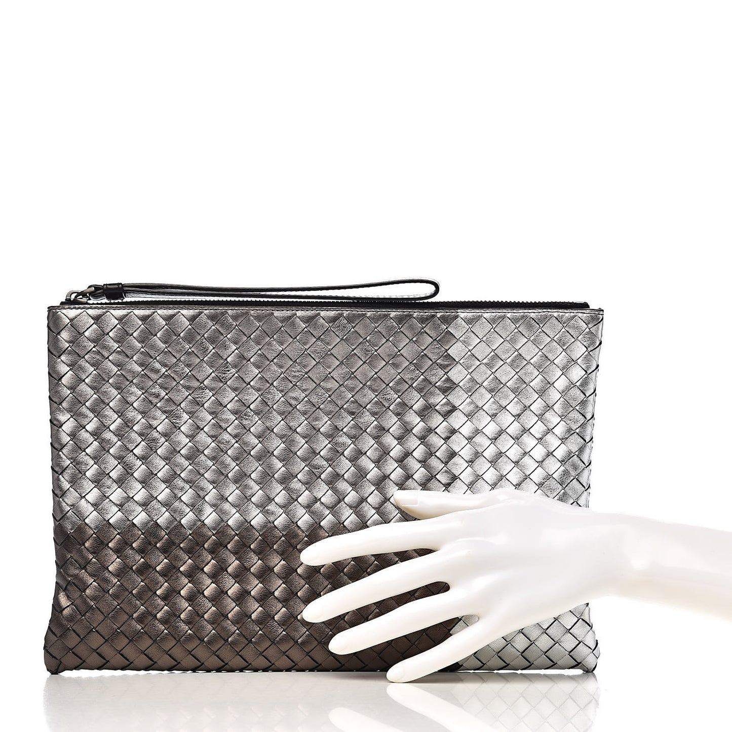 Glam Nappa Intrecciato Large Document Case Multi