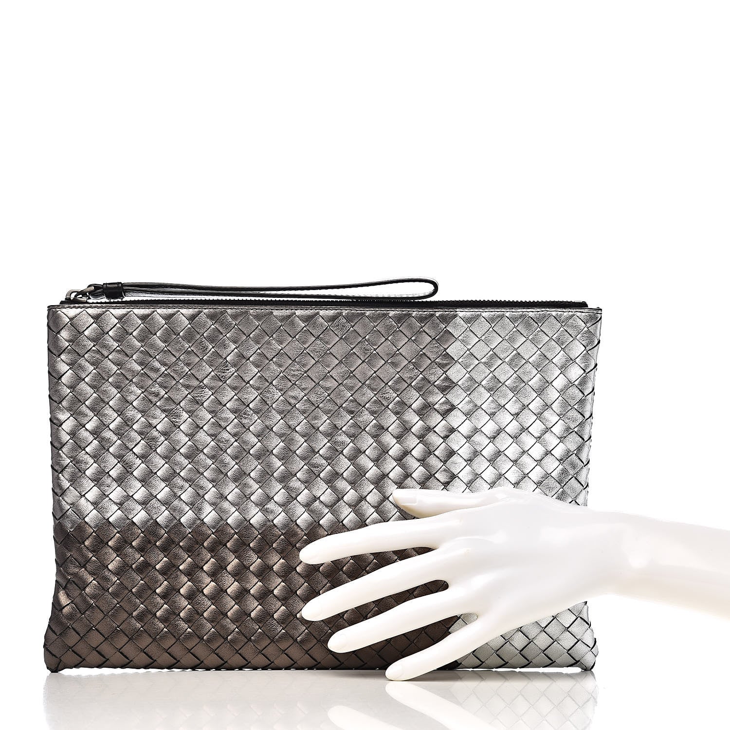 Bottega Veneta Glam Nappa Intrecciato Large Document Case Multi 2 of 7
