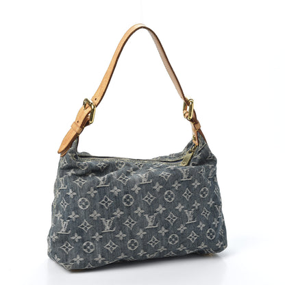 Louis Vuitton Monogram Denim Baggy PM Blue 2 of 8