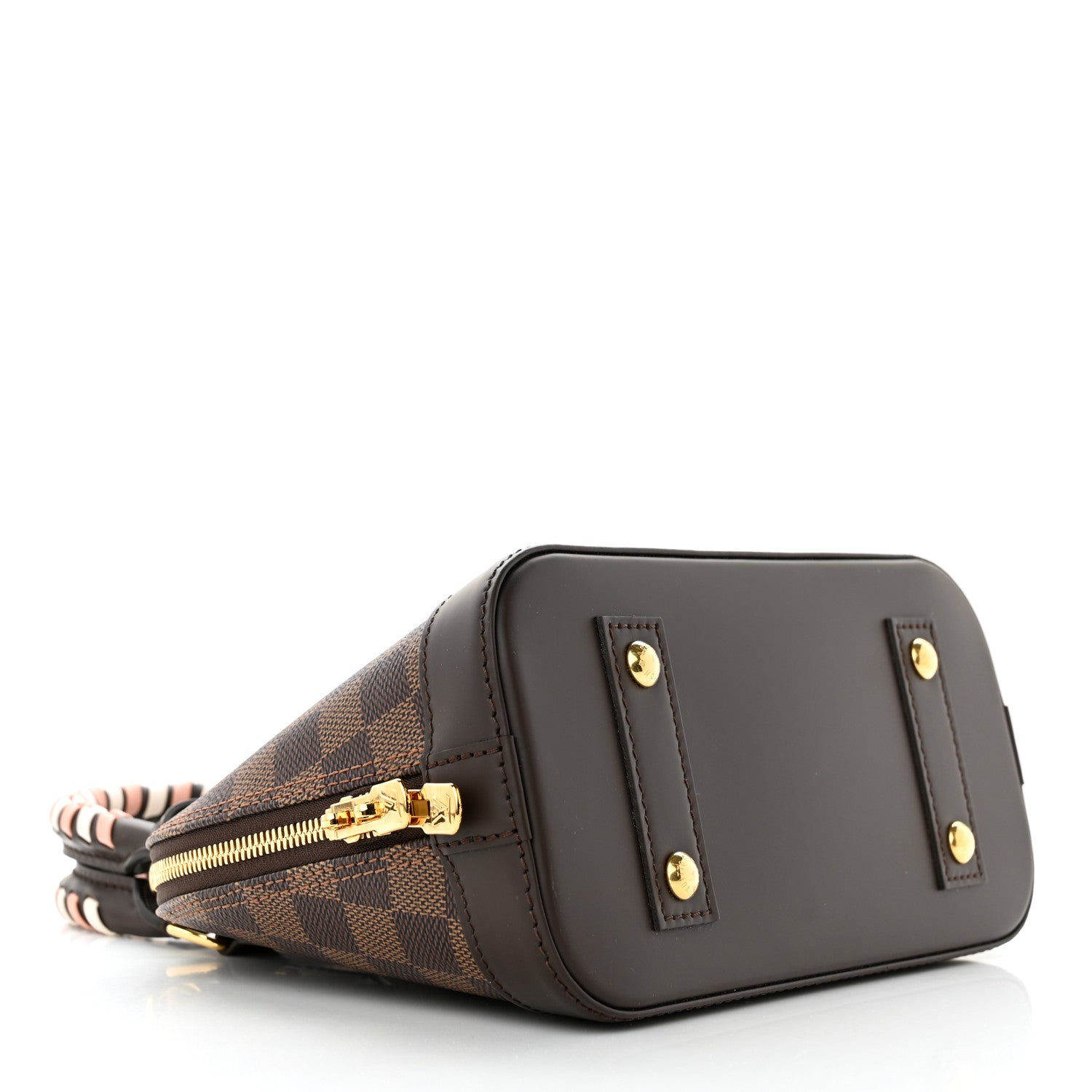 Louis Vuitton Damier Ebene Braided Alma BB 4 of 9