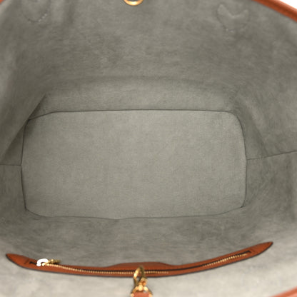 Louis Vuitton Metallic Monogram LV Garden Neverfull MM Silver 6 of 9