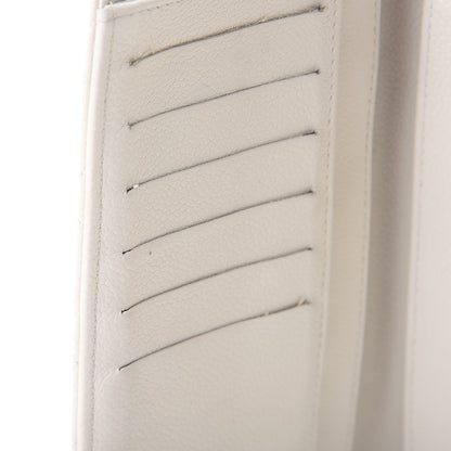 Chanel Caviar Quilted Large Flap Wallet White 14 of 14