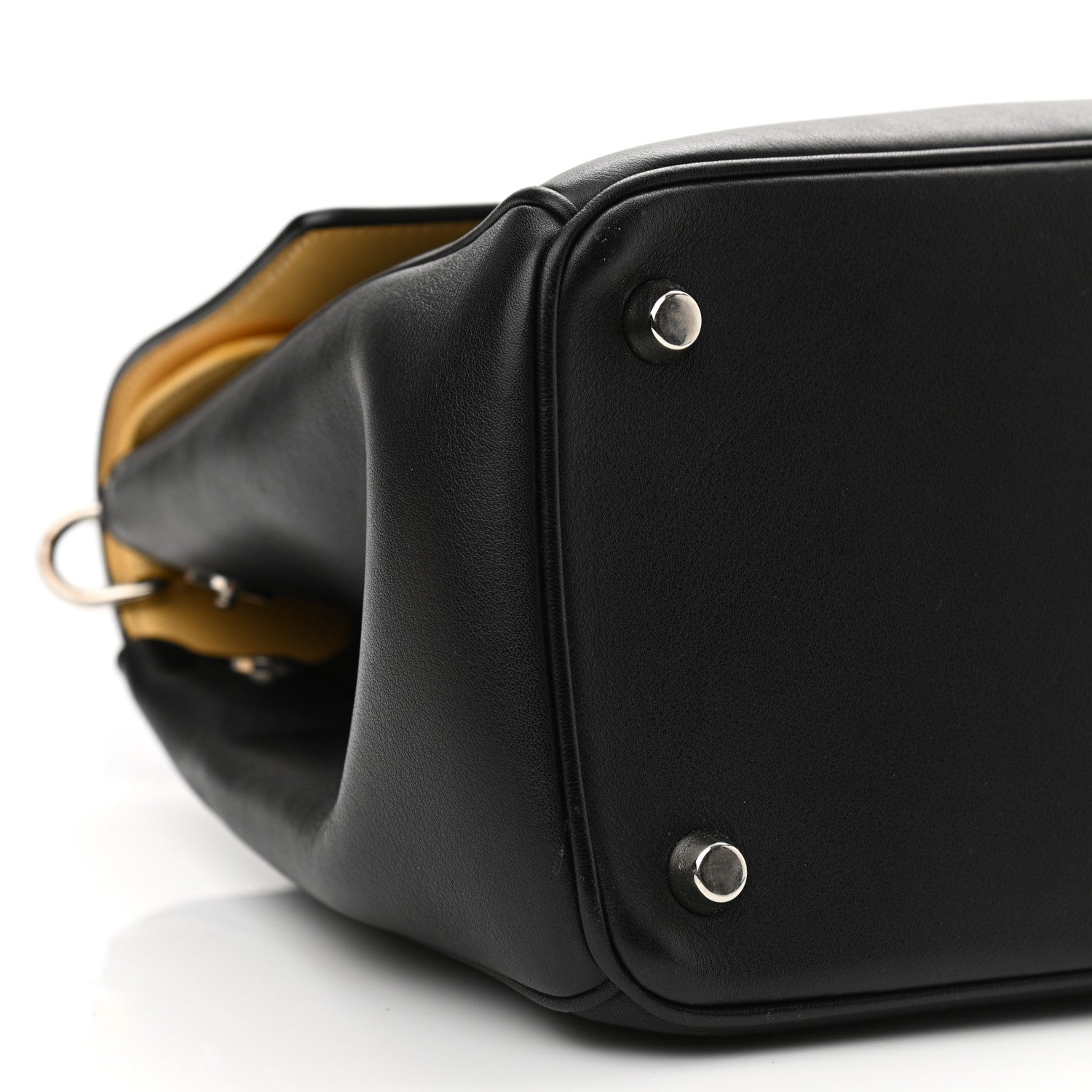 Christian Dior Smooth Calfskin Small Tri-Color Be Dior Flap Black Grey Yellow 8 of 13