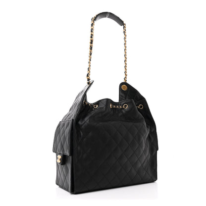 Chanel Caviar Quilted Medium Chanel 25 Handbag Black 4 of 12