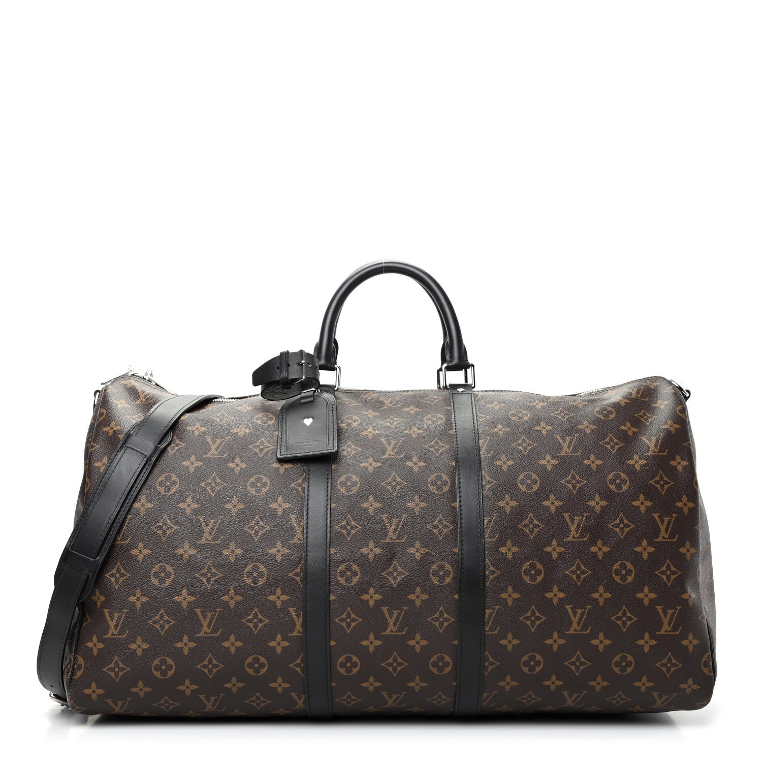 Louis Vuitton Monogram Macassar Keepall Bandouliere 55 1 of 9