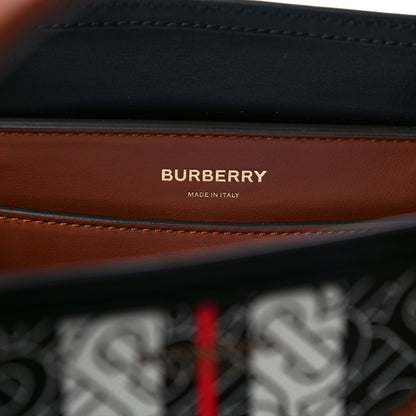 Burberry E-Canvas Monogram Stripe Small Belt Tote 6 of 9