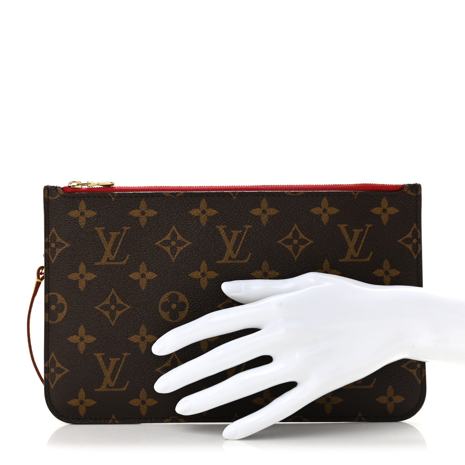 Louis Vuitton Monogram Neverfull MM GM Pochette Cherry 2 of 10