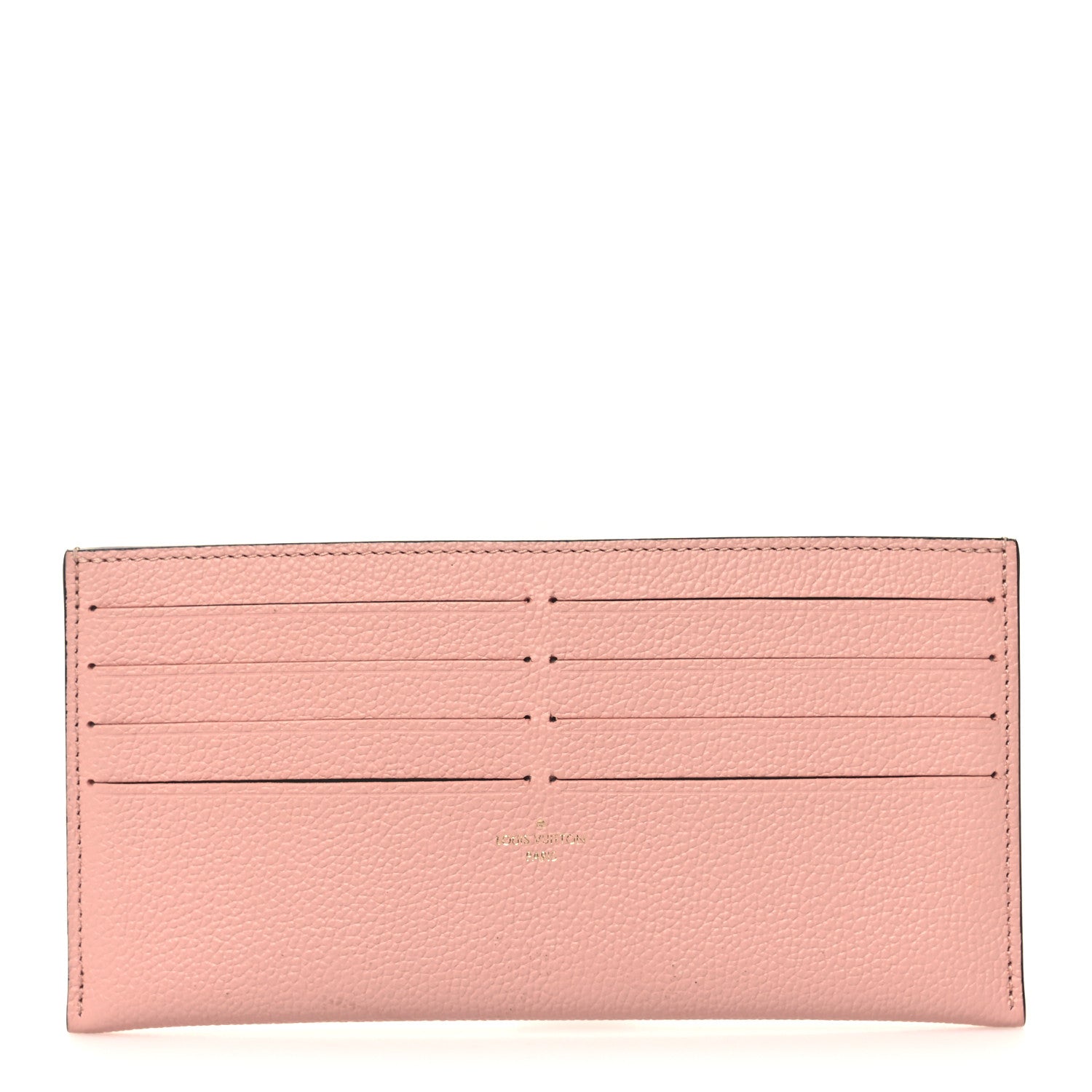 Louis Vuitton Calfskin Felicie Card Holder Insert Rose Ballerine 1 of 9