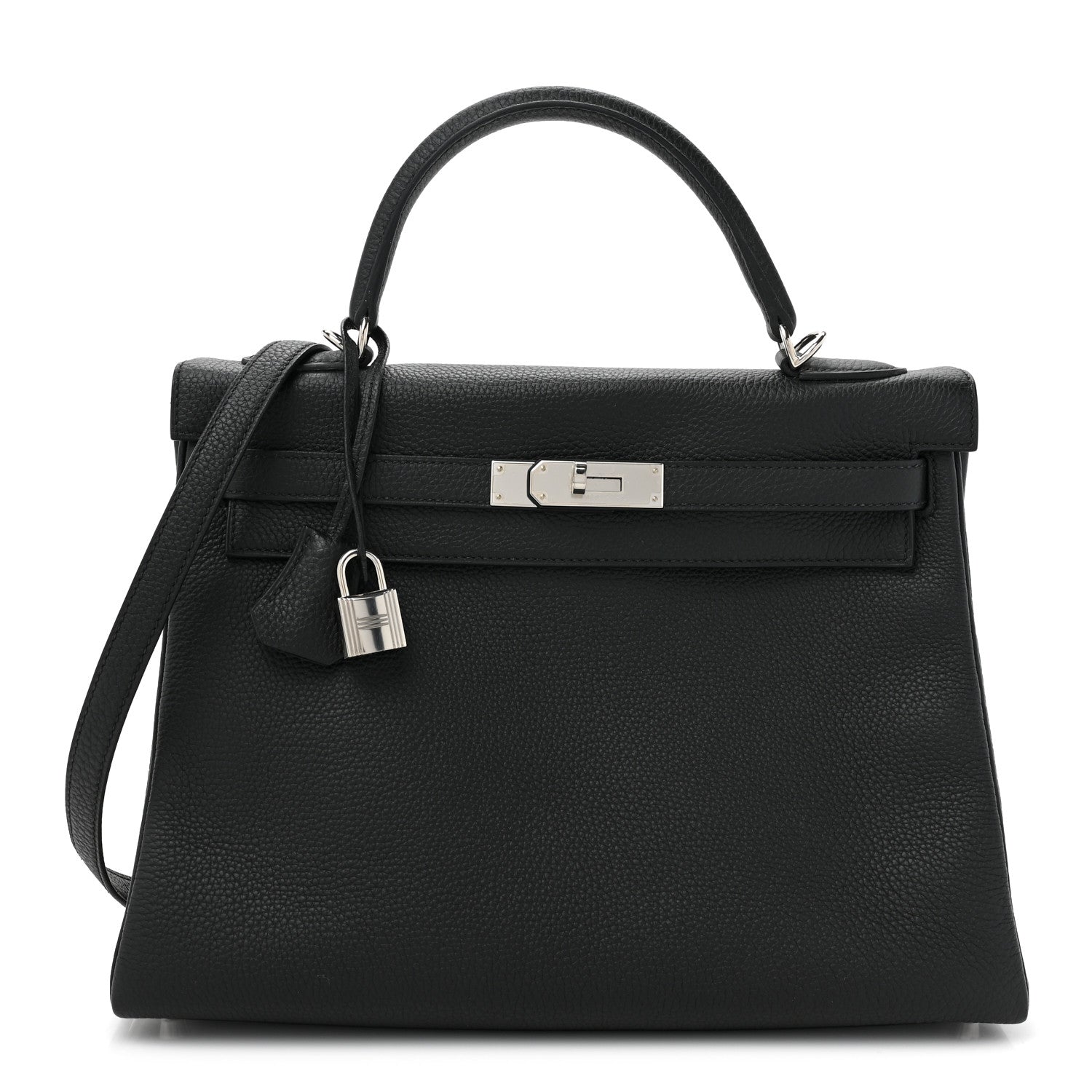 Hermes Togo Kelly Retourne 32 Black 1 of 10