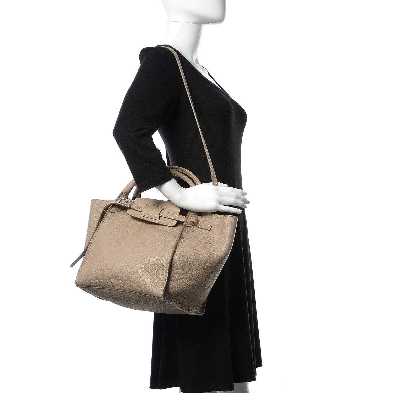 Celine Supple Grained Calfskin Small Big Bag Light Taupe 2 of 12