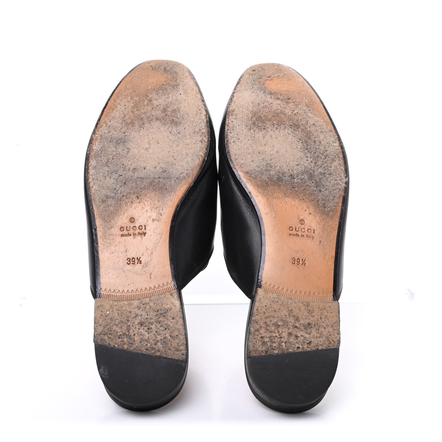 Gucci Calfskin Womens Princetown Slippers 39.5 Black 5 of 13