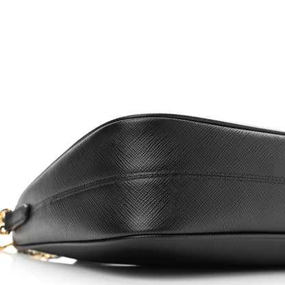 Prada Saffiano Lux Re-Edition 2005 Shoulder Bag Black 9 of 10