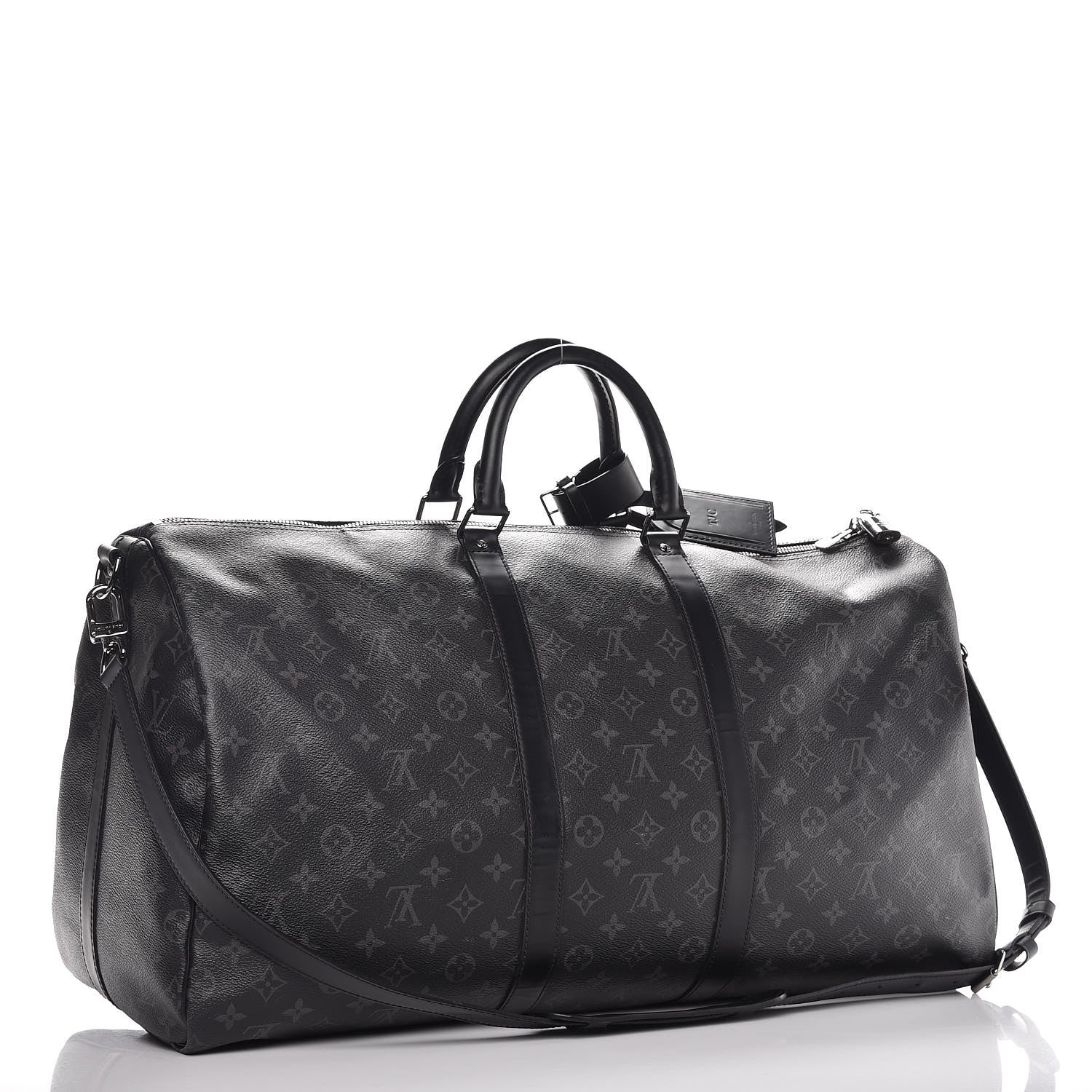 Louis Vuitton Monogram Eclipse Keepall Bandouliere 55 3 of 11